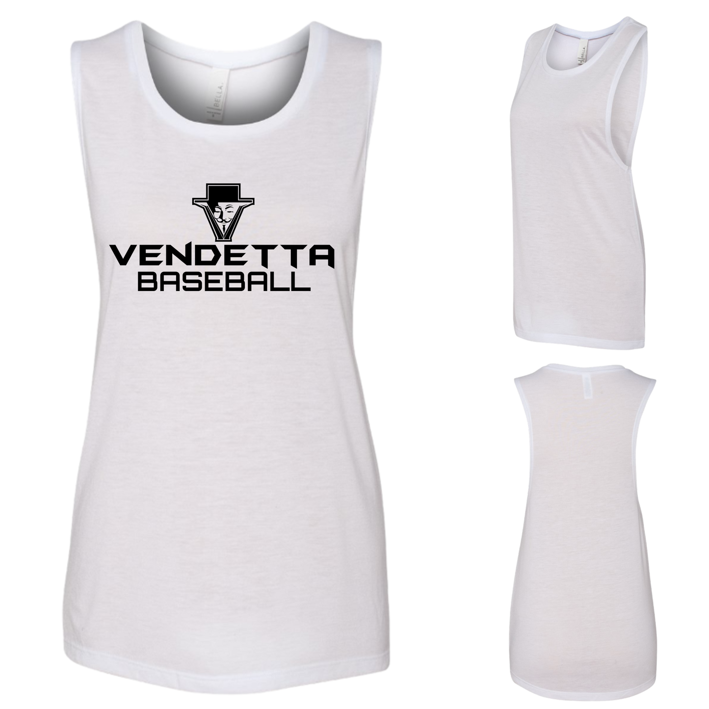 Women's Flowy Scoop Muscle Tank - BC8803