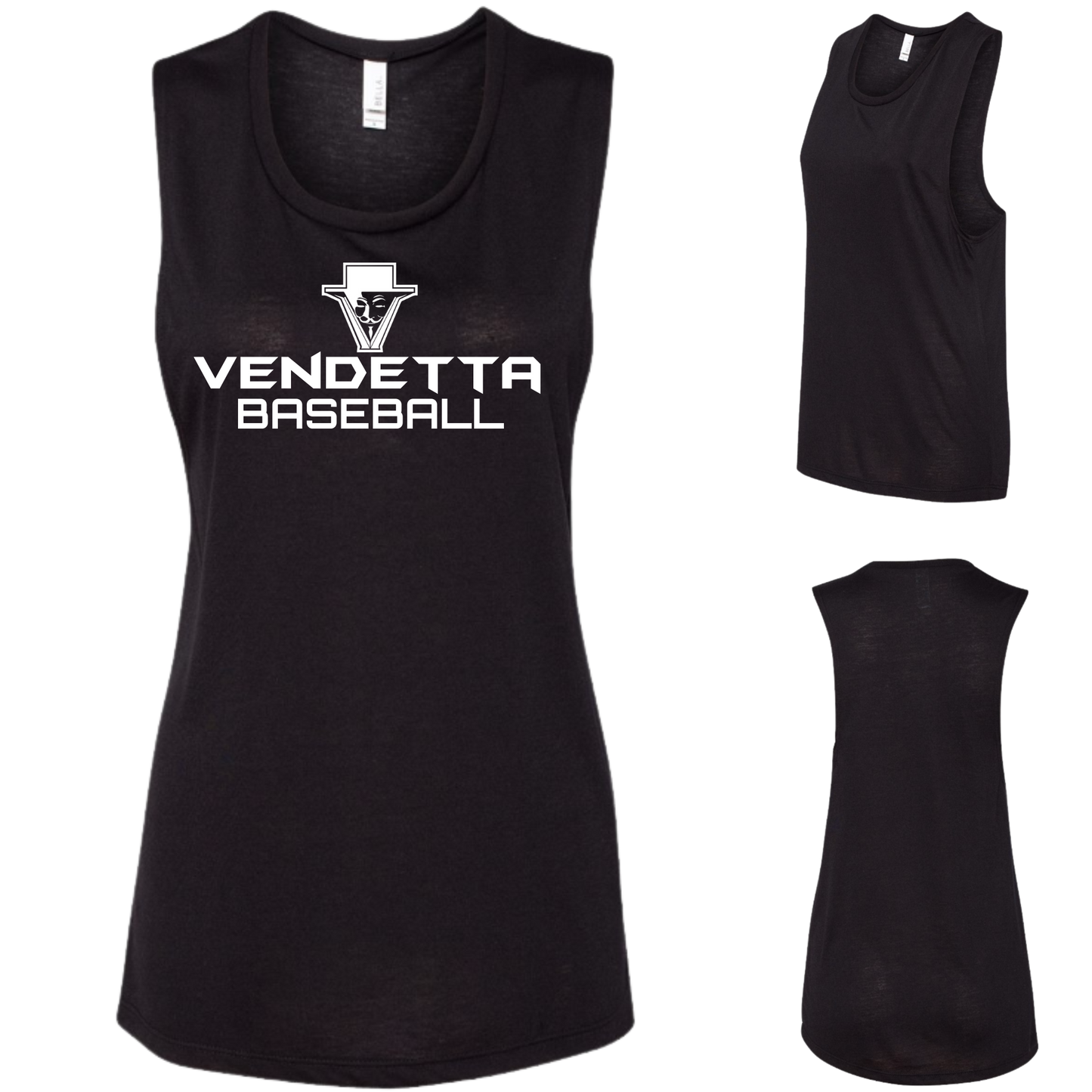 Women's Flowy Scoop Muscle Tank - BC8803